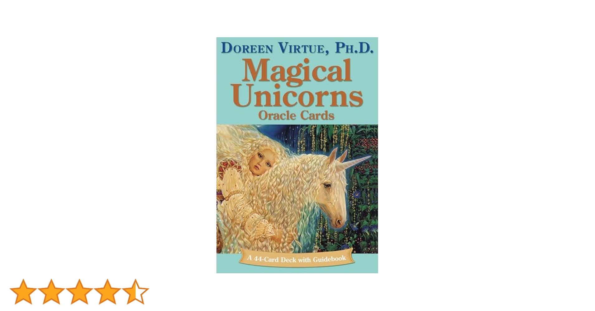 Magical Unicorn Oracle Cards: A 44-Card Deck With Guidebook